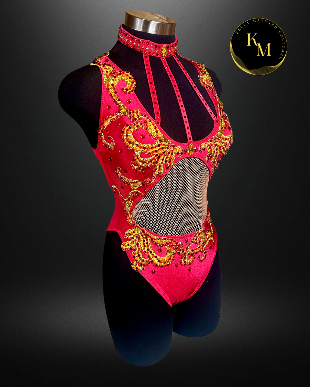 Red and Gold Leotard