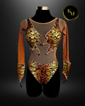Tiger Print Leotard