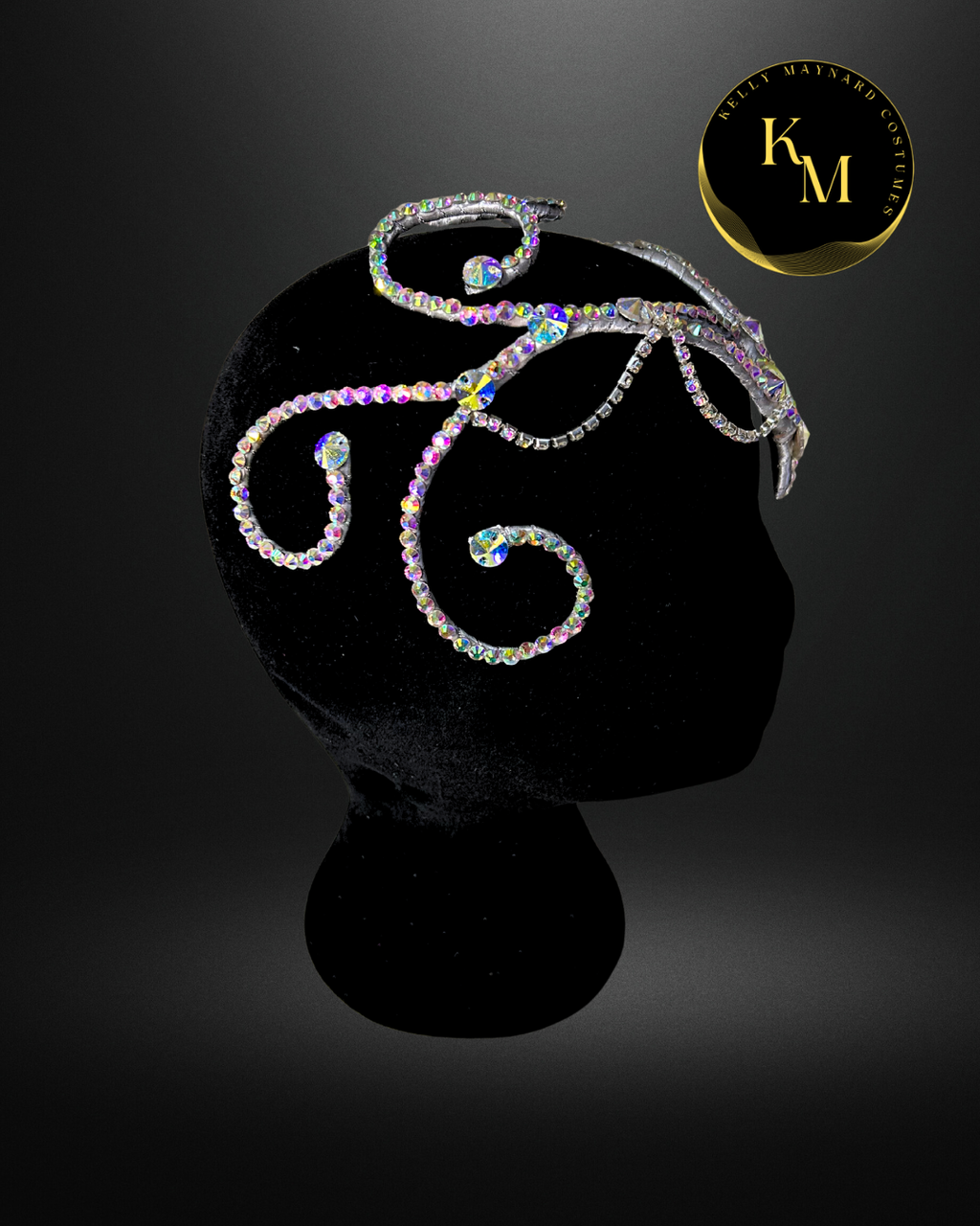 “Kelly” Headpiece Silver AB