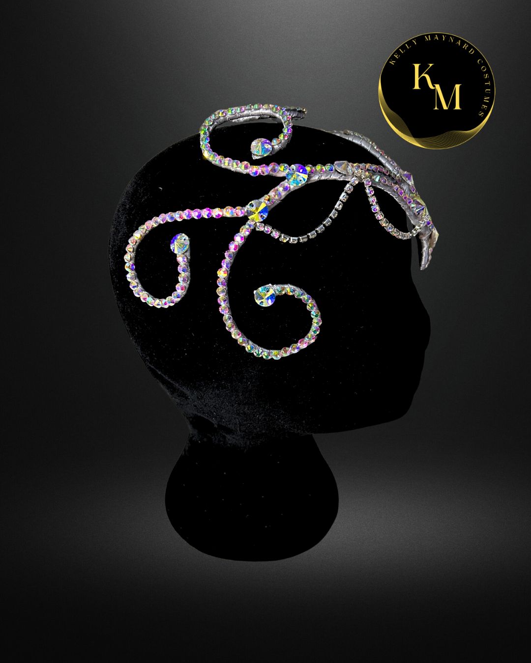 “Kelly” Headpiece Silver AB