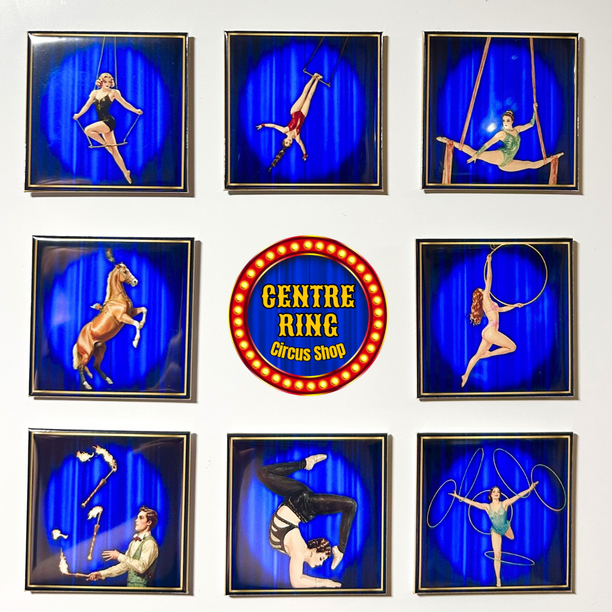 Circus Fridge Magnets