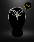 “Kelly” Headpiece Silver AB
