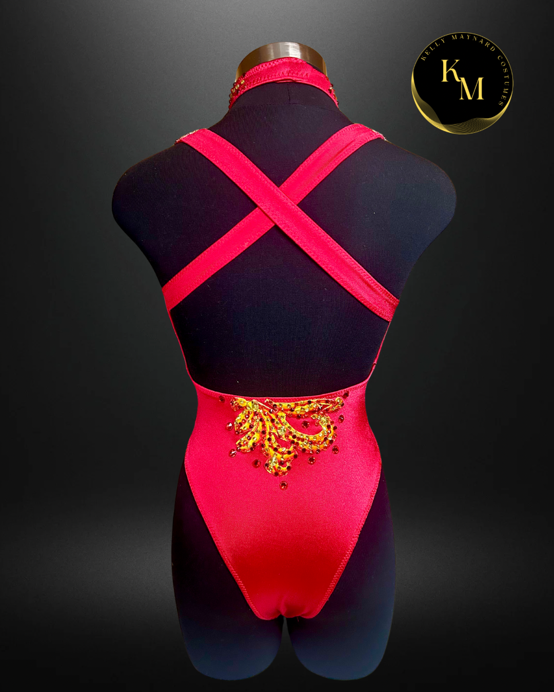 Red and Gold Leotard