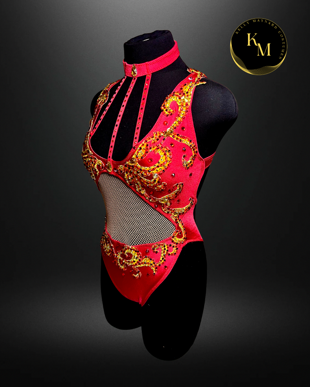 Red and Gold Leotard