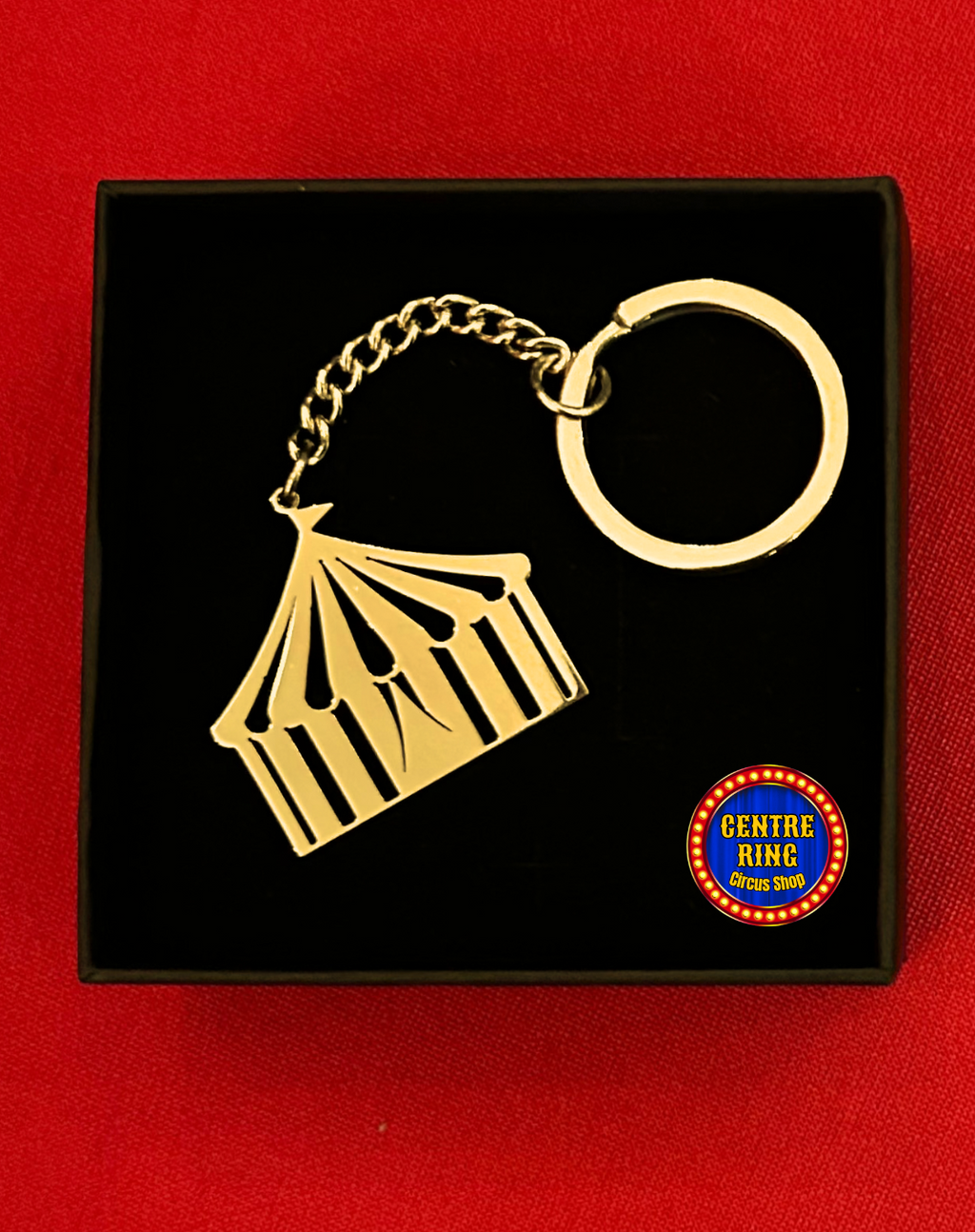 Premium Stainless Steel Big Top Keyring