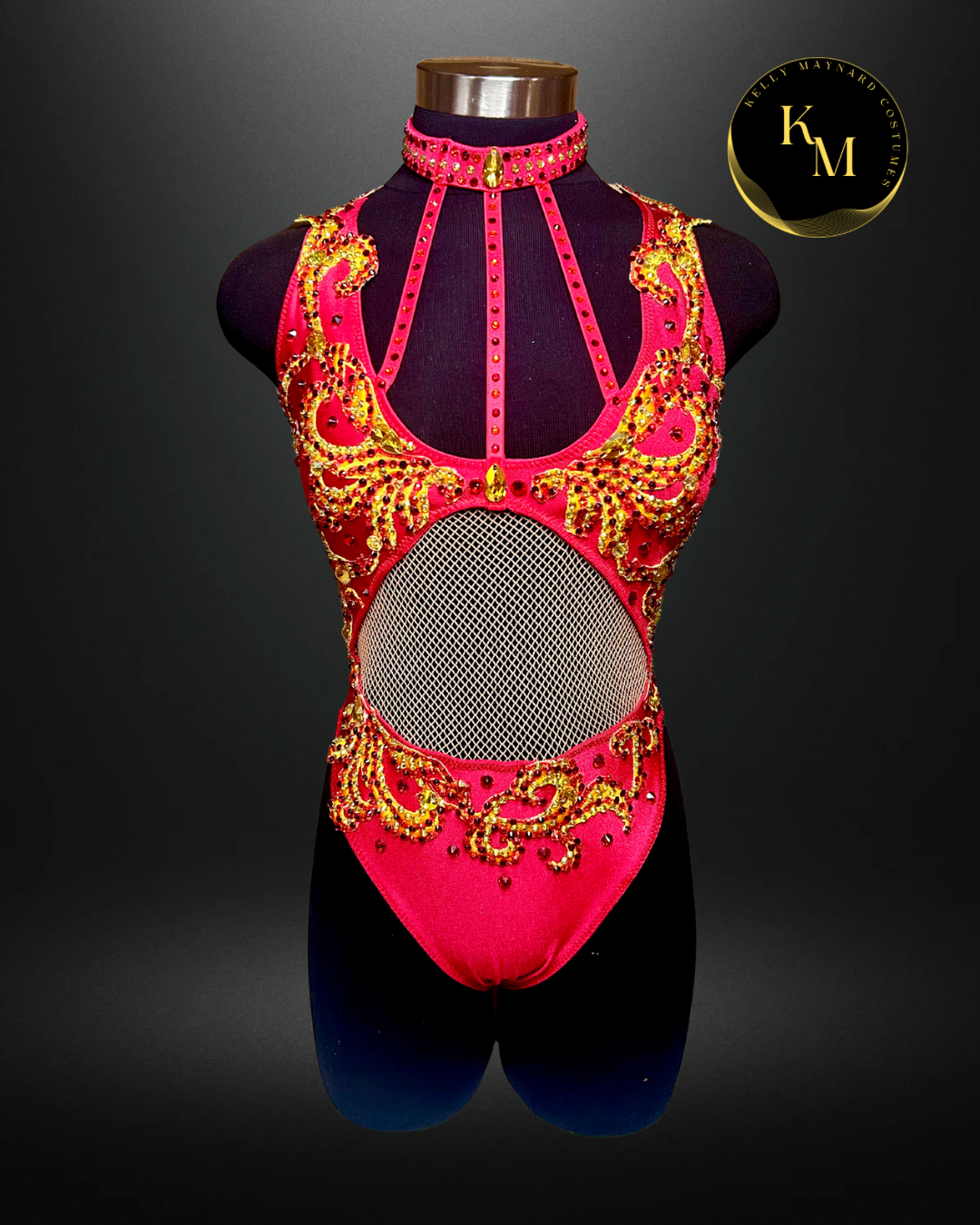 Red and Gold Leotard