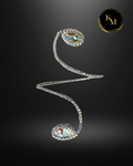 Silver/AB Petite Arm Cuff