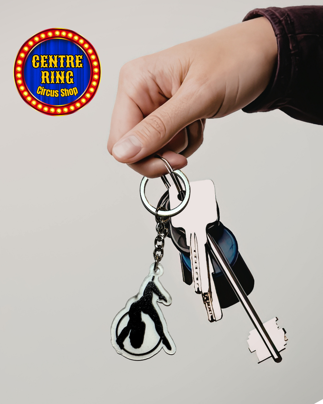 Aerialist Keyring