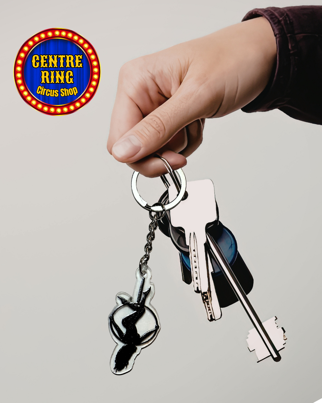 Aerialist Keyring
