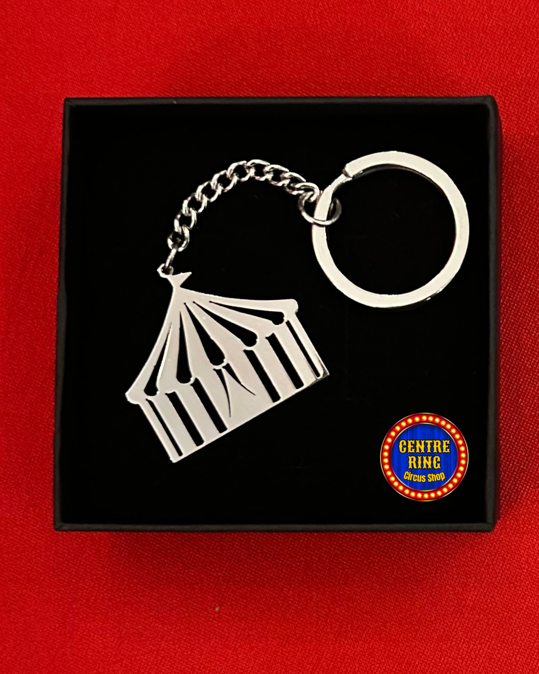 Premium Stainless Steel Big Top Keyring