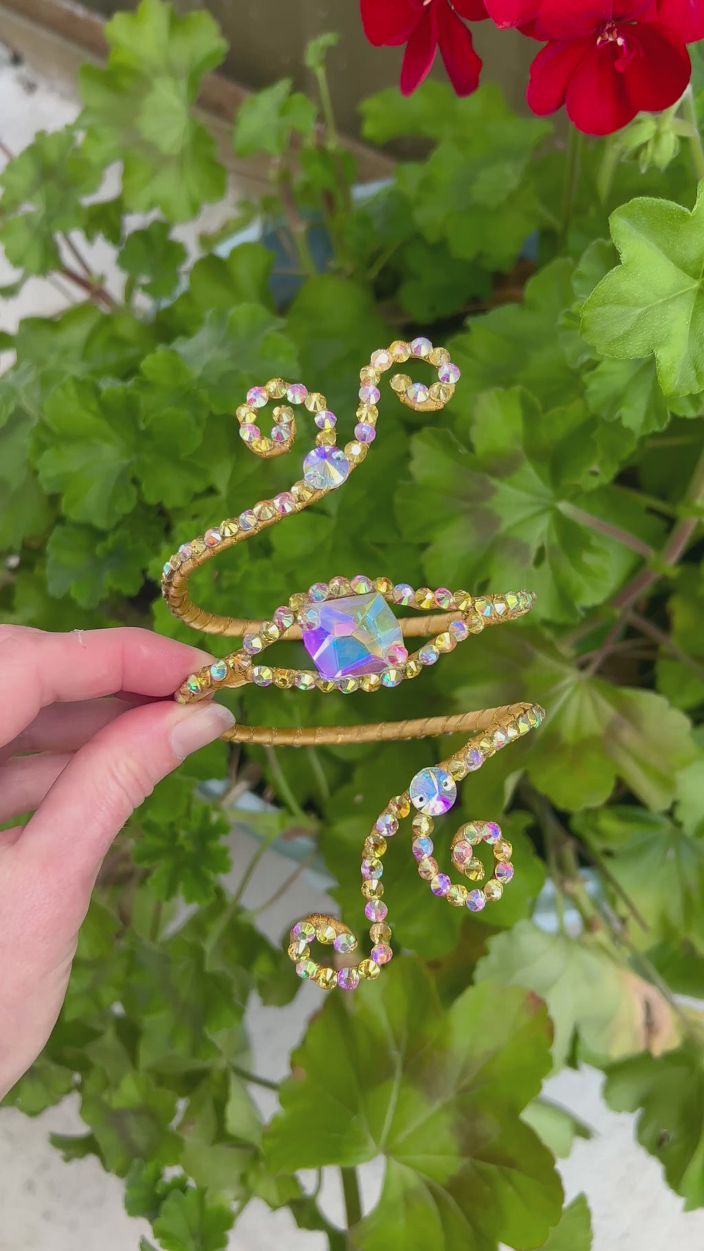 Gold AB Arm Cuff