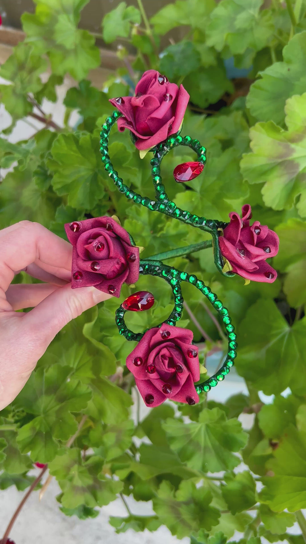 Red Rose Arm Cuff